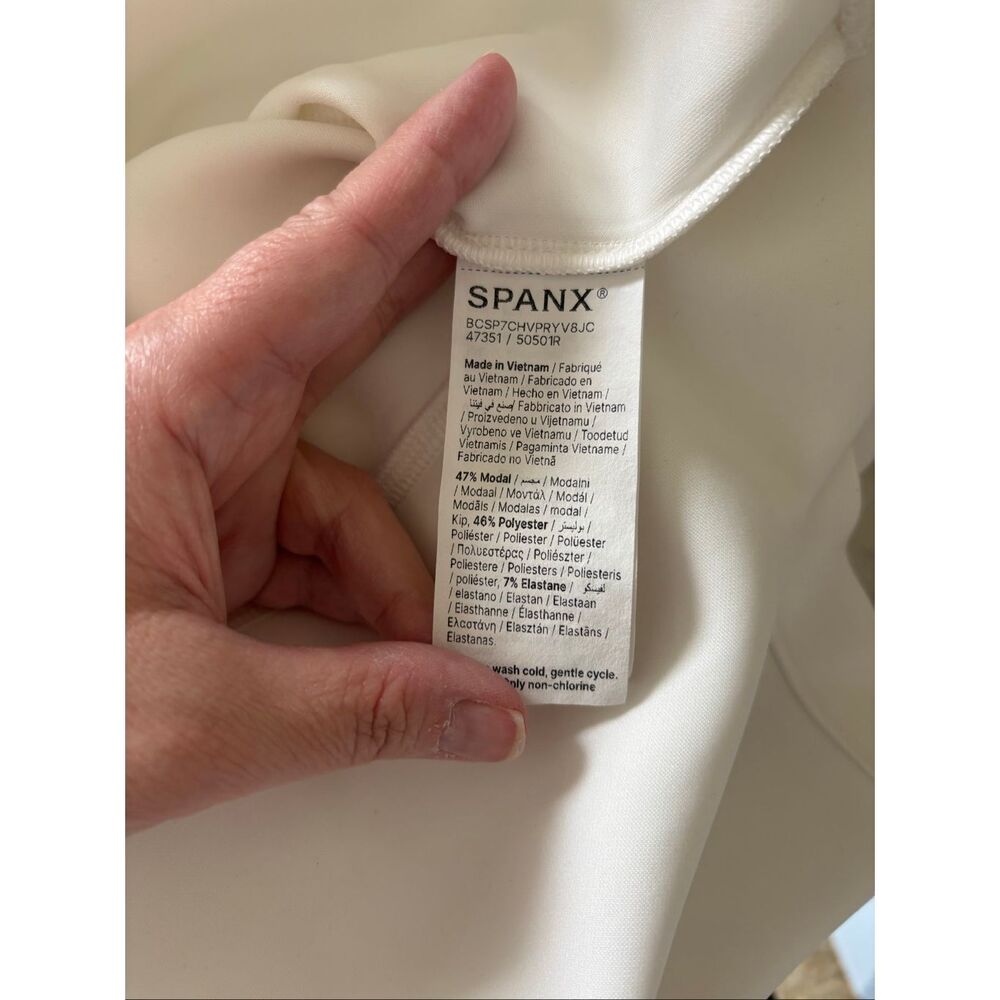 Spanx Air Essentials Turtleneck Tunic 3X White Oversized Pullover Soft Luxe - Picture 4 of 12